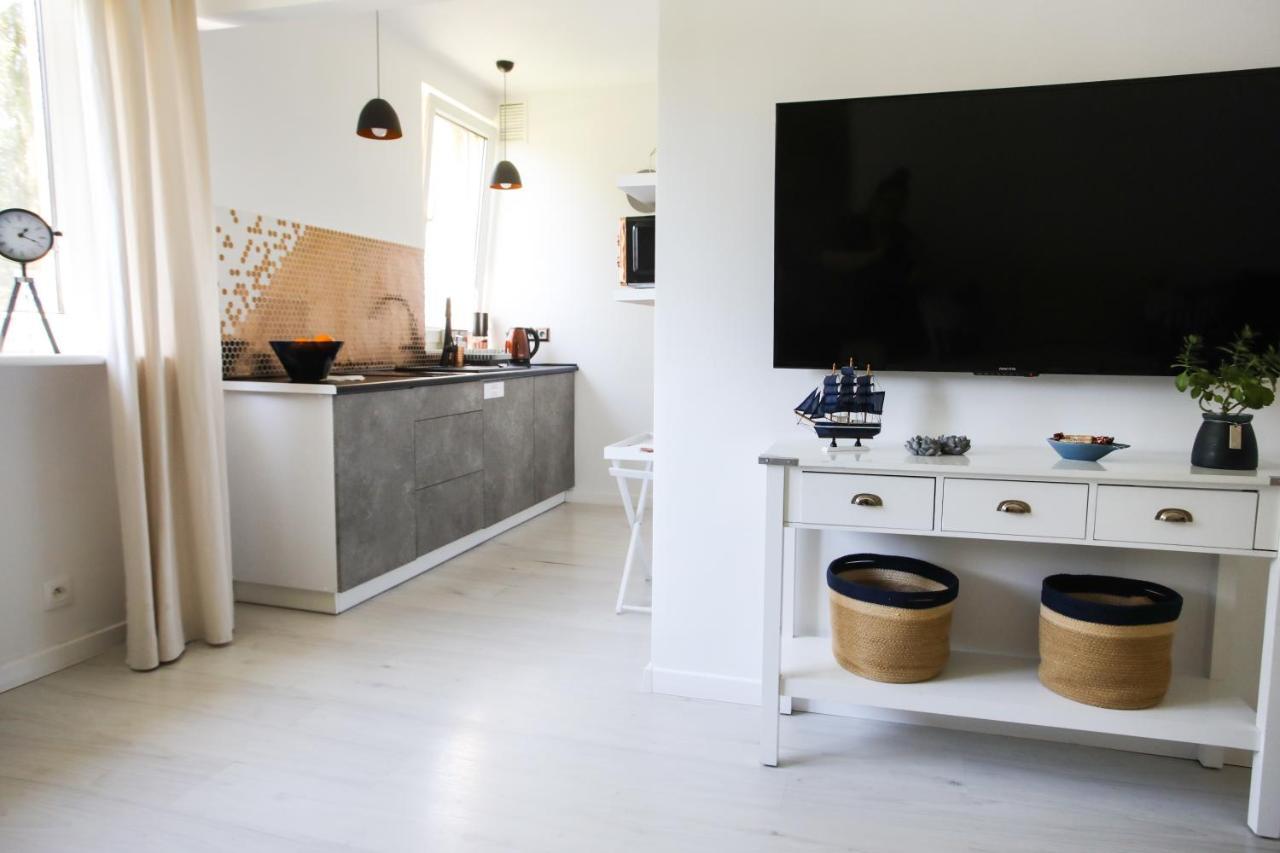 Apartament Szaro Na Bialym Władysławowo Exteriör bild